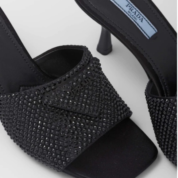 Prada Crystal Slides - Picture 1 of 5